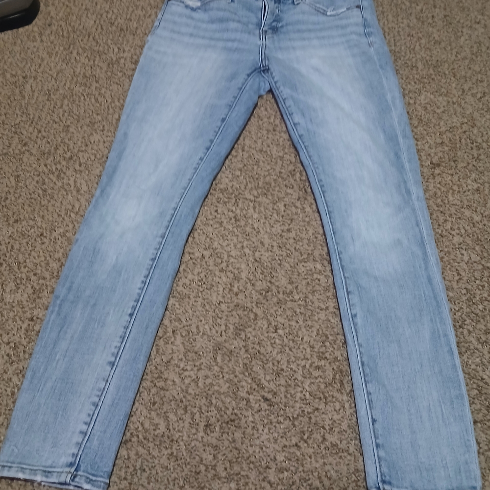 Buckle Black Style No. 53 Skinny Selvedge Light Blue Women's Jeans